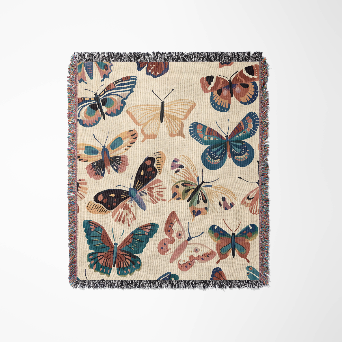 Flying Butterflies - Woven Blanket