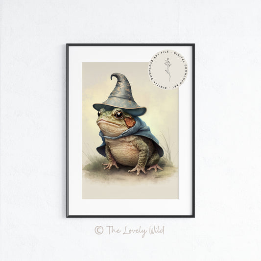 Wizard Toad - Printable Digital Art